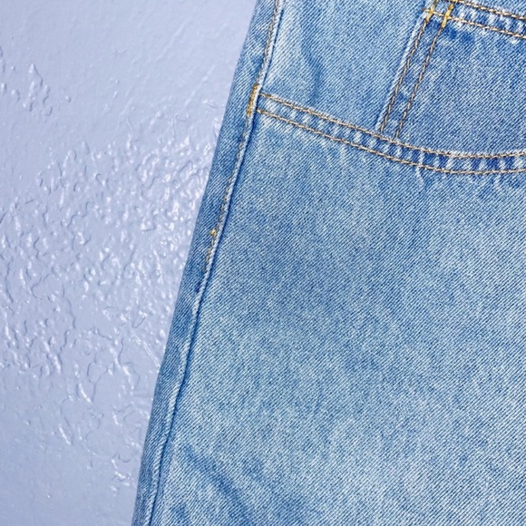 90s Jerry Leigh FLINTSTONES MOM JEAN SHORTS Size M/28 - Picture 5 of 7